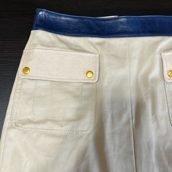 Tory Burch leather waist utility joss skirt - Picture 4 of 11